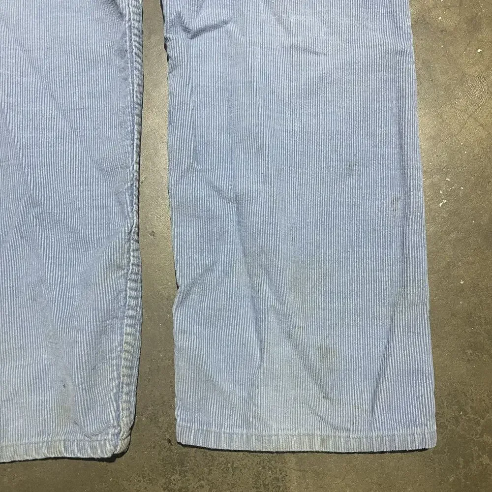 Vintage 70s Levi's 519 Blue Slim Fit Corduroy Pants 32x31